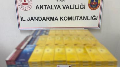Gazipaşa'da 145 karton kaçak sigara ele geçirildi!
