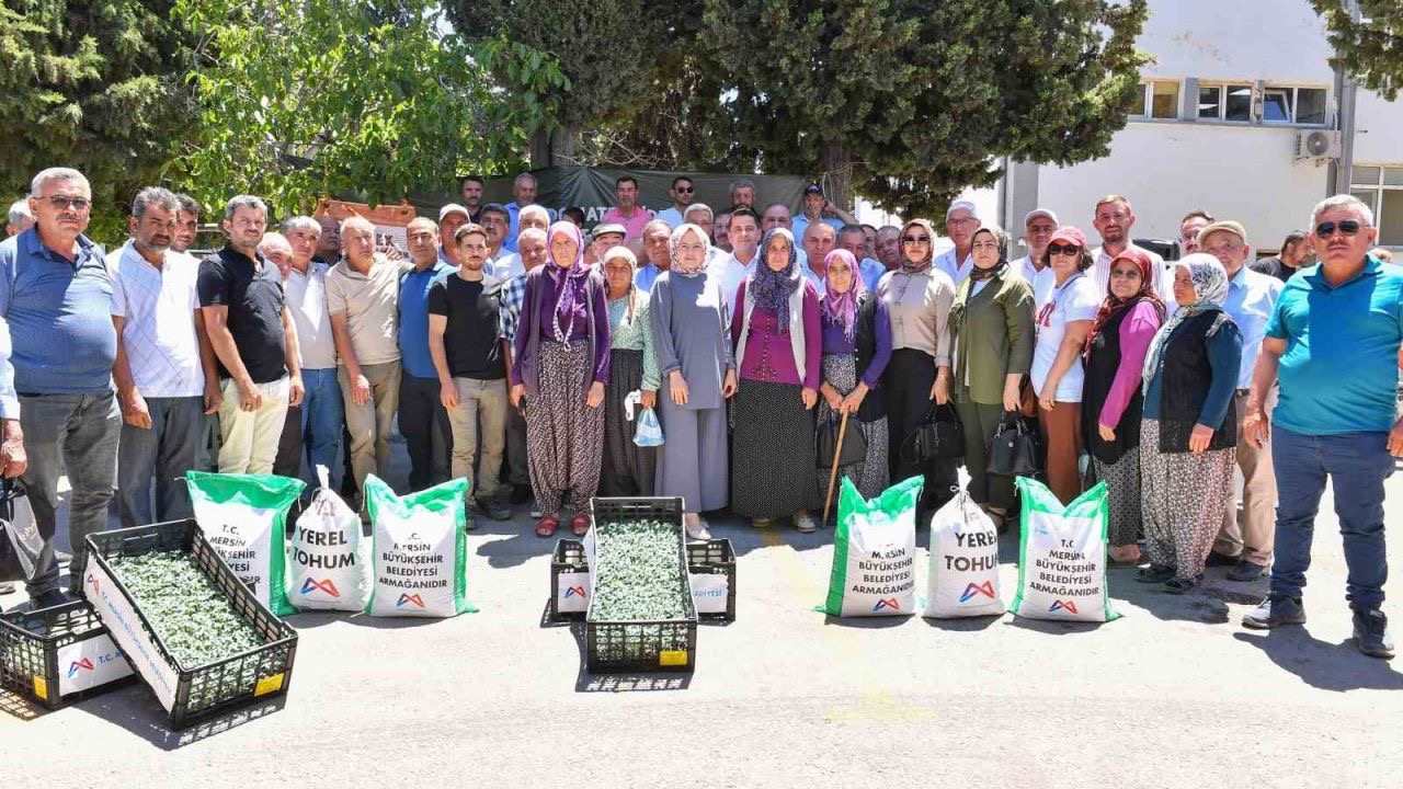 Gülnarlı üreticilere fide, ekipman ve sulama desteği