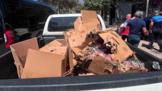Halk sağlığını tehdit eden 300 kilogram et imha edildi