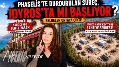 Kaleiçi’nde tenteye yasak, İdyros’ta otel şantiyesine onay