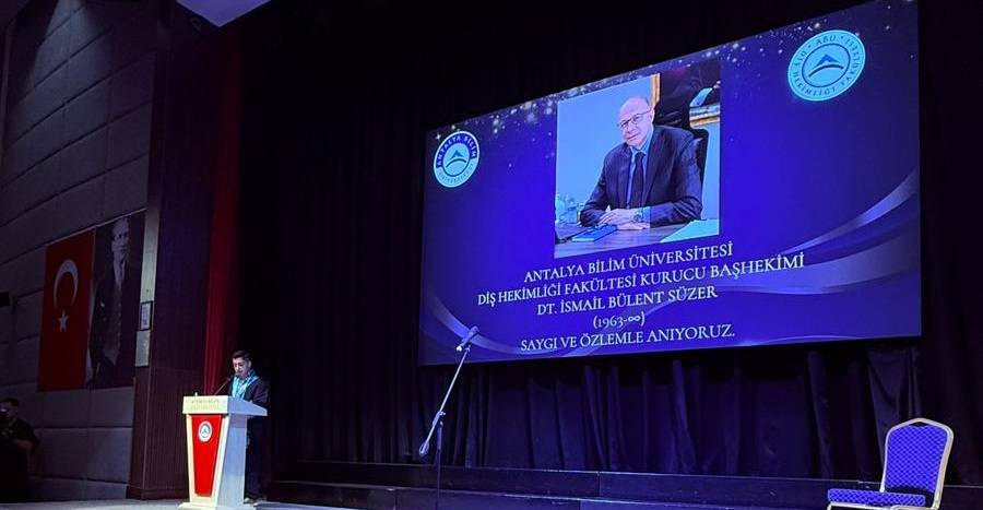 Antalya Bilim Üniversitesi’nde mezuniyet coşkusu! Dr. İsmail Bülent Süzer'in adı yaşatılacak